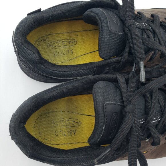 Keen Vista Energy Leather Sneakers 11.5EE Extra Wide Steel Toe Work Shoes Brown main image 11